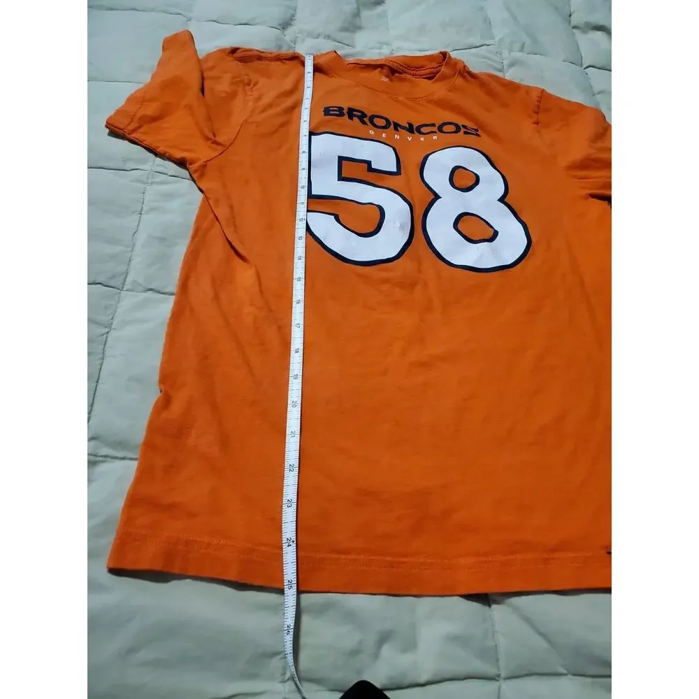 Denver Broncos Von Miller #58 Youth XL 14/16 Orange NFL Team Apparel T Shirt